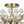 LightFixturesUSA - Brass 4 - Light Bloom Bouquet Crystal Starburst Semi Flush Mount - Ceiling Light - Brass - 