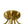 LightFixturesUSA - Brass 5 - Light Candle Style Crystal Crown Semi Flush Mount - Ceiling Light - Brass - 