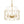 LightFixturesUSA-Brass 6-Light Candle Geometric Metal Drum Lantern Chandelier-Chandelier-23.6 in-