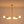 LightFixturesUSA-Brass 6-Light Opal Glass Globe Linear Island Chandelier-Ceiling Light-Brass-