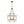 LightFixturesUSA - Brass Clear Glass Geometric Cube Lantern Pendant Light - Chandelier - Brass - 