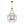 LightFixturesUSA - Brass Clear Glass Geometric Cube Lantern Pendant Light - Chandelier - Brass - 