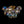 LightFixturesUSA - Brass Cluster Iridescent Glass Globe Bubble Ceiling Light - Ceiling Light - Brass - 