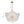 LightFixturesUSA - Brass Cluster Ribbed Glass Globe Bubble Chandelier - Chandelier - 3 - Lt - Black