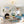 LightFixturesUSA-Brass Cluster Ribbed Glass Globe Bubble Semi Flush Chandelier-Chandelier-Brass-