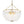 Load image into Gallery viewer, LightFixturesUSA - Brass Draped Ribbed Glass Bubble Round Pendant Chandelier - Chandelier - 6 - Lt - 
