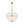 Load image into Gallery viewer, LightFixturesUSA - Brass Draped Ribbed Glass Bubble Round Pendant Chandelier - Chandelier - 6 - Lt - 
