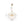 Load image into Gallery viewer, LightFixturesUSA - Brass Draped Ribbed Glass Bubble Round Pendant Chandelier - Chandelier - 6 - Lt - 
