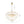 Load image into Gallery viewer, LightFixturesUSA - Brass Draped Ribbed Glass Bubble Round Pendant Chandelier - Chandelier - 6 - Lt - 
