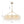LightFixturesUSA - Brass Halo Ribbed Glass Globe Bubble Ring Chandelier - Chandelier - 8 - Lt - 