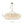 LightFixturesUSA - Brass Halo Ribbed Glass Globe Bubble Ring Chandelier - Chandelier - 8 - Lt - 