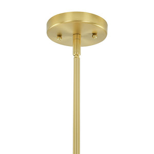 LightFixturesUSA - Brass Halo Shine Opal Glass Bubble Ring Chandelier - Chandelier - Brass (Exclusive Offer) - 