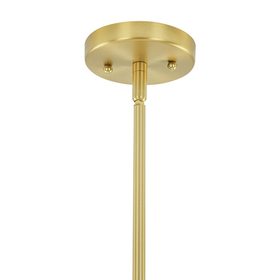 LightFixturesUSA - Brass Halo Shine Opal Glass Bubble Ring Chandelier - Chandelier - Brass (Exclusive Offer) - 