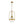 LightFixturesUSA-Brass Mid-Century 1-Light Clear Ribbed Glass Globe Pendant-Pendant Light-10.6 in-