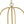 LightFixturesUSA-Brass Mid-Century 1-Light Clear Ribbed Glass Globe Pendant-Pendant Light-10.6 in-