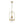 LightFixturesUSA-Brass Mid-Century 1-Light Clear Ribbed Glass Globe Pendant-Pendant Light-10.6 in-