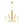 Load image into Gallery viewer, LightFixturesUSA - Brass Mid - Century Minimalist Tiered Candle Style Chandelier - Chandelier - 2 Tiers - 
