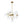 LightFixturesUSA-Brass Sputnik Opal Glass Globe Tiered Bubble Chandelier-Ceiling Light-Brass-