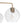 LightFixturesUSA - Brass Striped Ribbed Glass Globe 5 - light Sputnik Chandelier - Chandelier - Brass - 