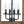 LightFixturesUSA - Candle Style Weathered Wooden Square Cage Pendant Light - Chandelier - Rustic - 