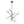 LightFixturesUSA - Celestial Glass Globe Sputnik Chandelier - Adjustable Linear Arm - Chandelier - Black - 