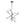 LightFixturesUSA - Celestial Glass Globe Sputnik Chandelier - Adjustable Linear Arm - Chandelier - Black - 