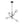LightFixturesUSA - Celestial Glass Globe Sputnik Chandelier - Adjustable Linear Arm - Chandelier - Black/4 - Lt - 