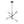 LightFixturesUSA - Celestial Glass Globe Sputnik Chandelier - Adjustable Linear Arm - Chandelier - Black/4 - Lt - 