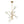 LightFixturesUSA - Celestial Glass Globe Sputnik Chandelier - Adjustable Linear Arm - Chandelier - Brass - 