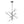 LightFixturesUSA - Celestial Glass Globe Sputnik Chandelier - Adjustable Linear Arm - Chandelier - Brass - 