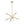 Load image into Gallery viewer, LightFixturesUSA - Celestial Glass Globe Staggered Linear Sputnik Chandelier - Chandelier - Brass - 

