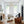 LightFixturesUSA - Celestial Glass Globe Staggered Linear Sputnik Chandelier - Chandelier - Brass - 
