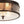Load image into Gallery viewer, LightFixturesUSA - Clear Crackled Glass Drum Flush Mount Light - Ceiling Light - 12 in. - 
