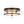 LightFixturesUSA - Clear Crackled Glass Drum Flush Mount Light - Ceiling Light - 12 in. - 