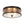 Load image into Gallery viewer, LightFixturesUSA - Clear Crackled Glass Drum Flush Mount Light - Ceiling Light - 12 in. - 
