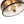LightFixturesUSA - Clear Crackled Glass Drum Flush Mount Light - Ceiling Light - 12 in. - 