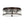 Load image into Gallery viewer, LightFixturesUSA - Clear Crackled Glass Drum Flush Mount Light - Ceiling Light - 12 in. - 
