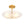 LightFixturesUSA - Cloudy Style Textured Glass Shallow Bowl Round Semi Flush Mount - Ceiling Light - Brass - 
