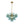 LightFixturesUSA - Cluster Gradual Blue Glass Bubble Tiered Chandelier - Chandelier - Blue Bubble (Exclusive Offer) - 