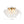 LightFixturesUSA - Cluster Rippled Glass Bubble Round Semi Flush Chandelier - Chandelier - Brass - 