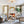 LightFixturesUSA - Cluster Sculpture Glass Bubble Round Semi Flush Chandelier - Chandelier - Brass - 