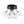 Load image into Gallery viewer, LightFixturesUSA - Cluster Seeded Glass Globe Bubble Round Semi Flush Mount - Ceiling Light - Black - 
