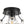 LightFixturesUSA - Cluster Seeded Glass Globe Bubble Round Semi Flush Mount - Ceiling Light - Black - 