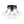 Load image into Gallery viewer, LightFixturesUSA - Cluster Seeded Glass Globe Bubble Round Semi Flush Mount - Ceiling Light - Black - 

