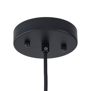 LightFixturesUSA - Coastal Woven Rattan Conical Lantern Pendant Light - Pendant Light - 16 in - 