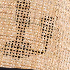 LightFixturesUSA - Coastal Woven Rattan Conical Lantern Pendant Light - Pendant Light - 16 in - 