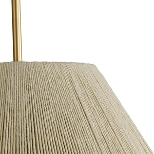 LightFixturesUSA - Conical Woven Thread Pendant Light - Chandelier - 1 - Light - 