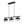 LightFixturesUSA - Contemporary 3 - Light Gradual Smoked Glass Island Chandelier - Chandelier - Black - 