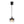 LightFixturesUSA - Contemporary 3 - Light Gradual Smoked Glass Island Chandelier - Chandelier - Black - 