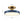 Load image into Gallery viewer, LightFixturesUSA - Contemporary Brass Blue Round LED Semi Flush Lighting - Ceiling Light - 
